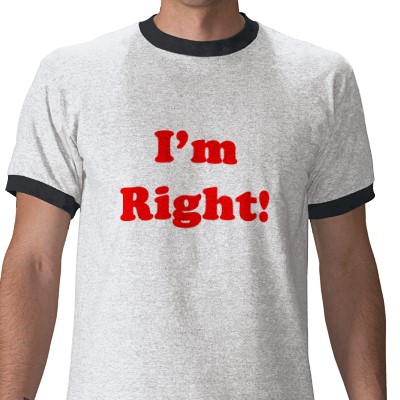 The Identity of Being Right
